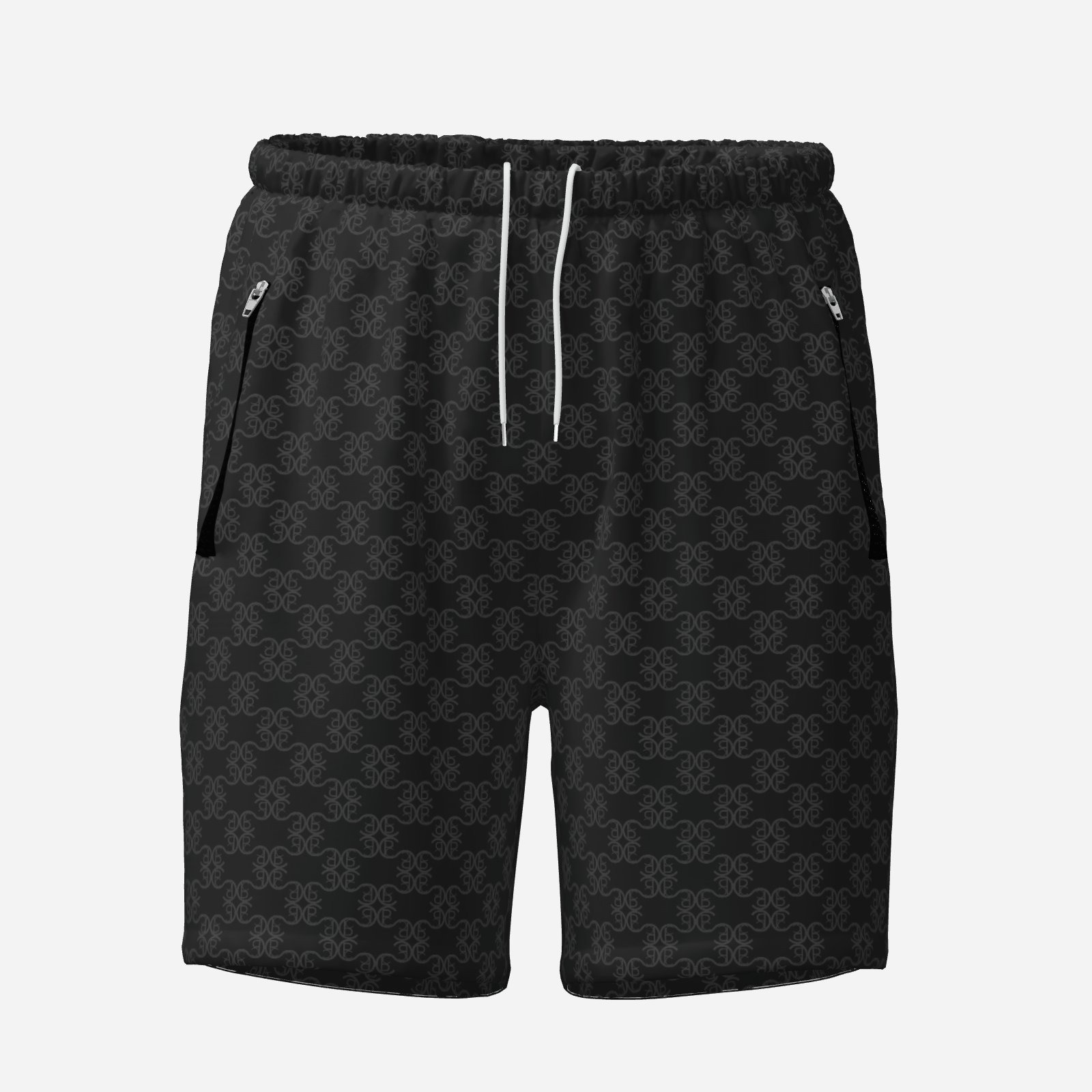 Vandelay Print Shorts with Zipper Pockets