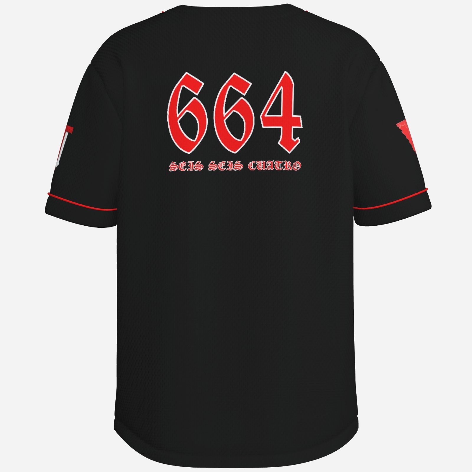 Tijuana Black Baseball T-Shirt