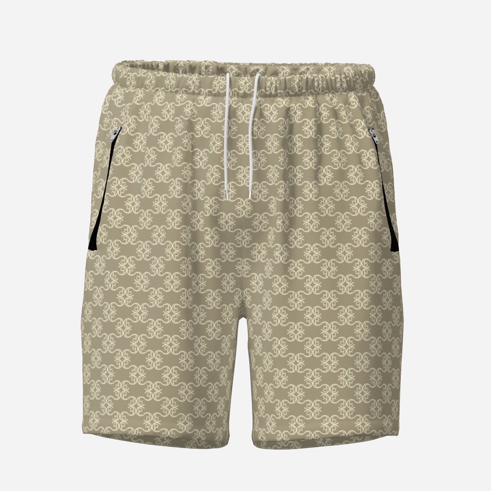 Vandelay Print Shorts with Zipper Pockets