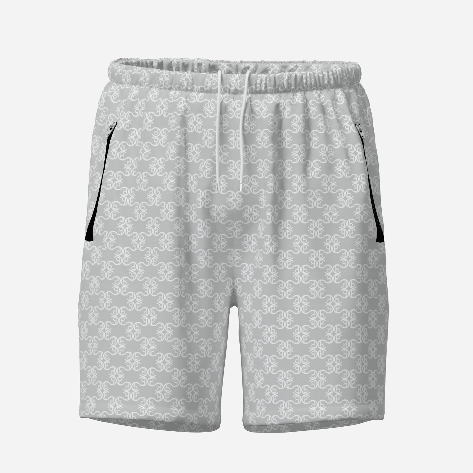 Vandelay Print Shorts with Zipper Pockets