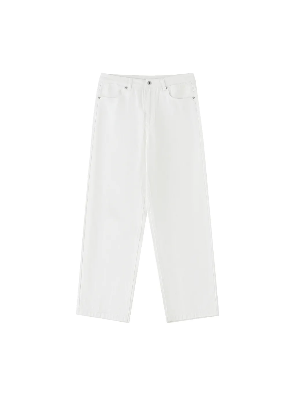 Heavyweight Cotton Straight-Leg Pants