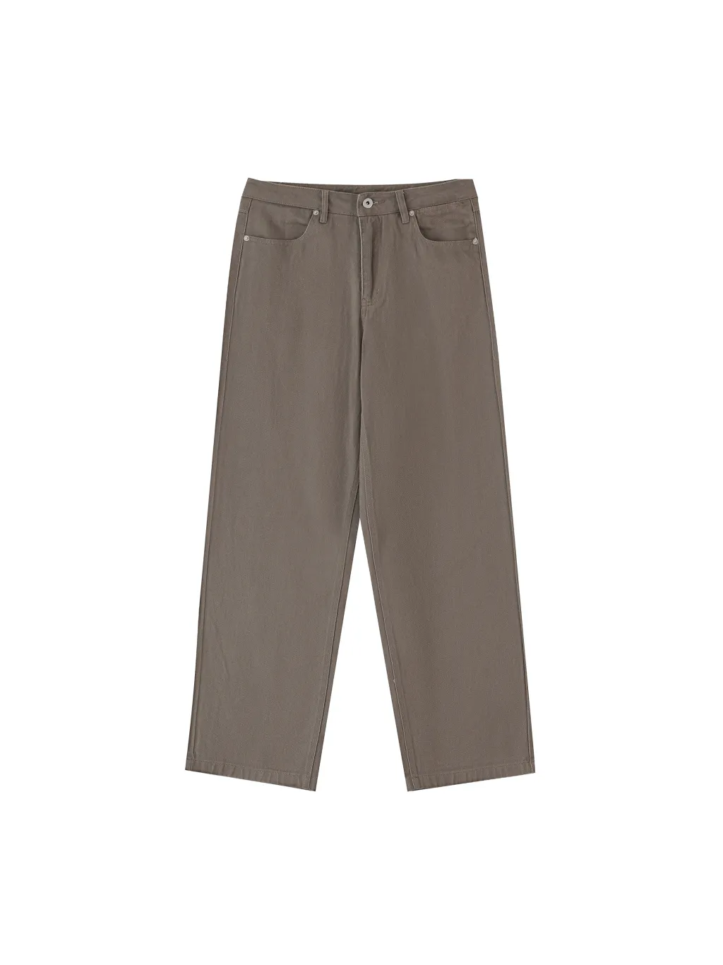 Heavyweight Cotton Straight-Leg Pants