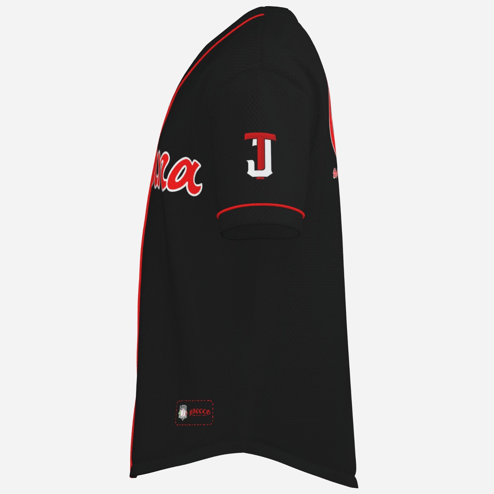 Tijuana Black Baseball T-Shirt