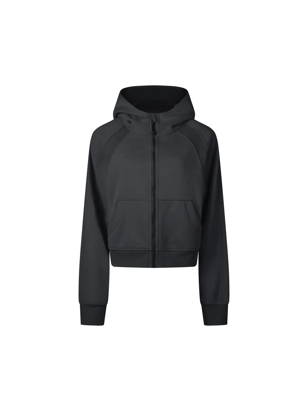 WMNS Cropped Zip-Through Hoodie