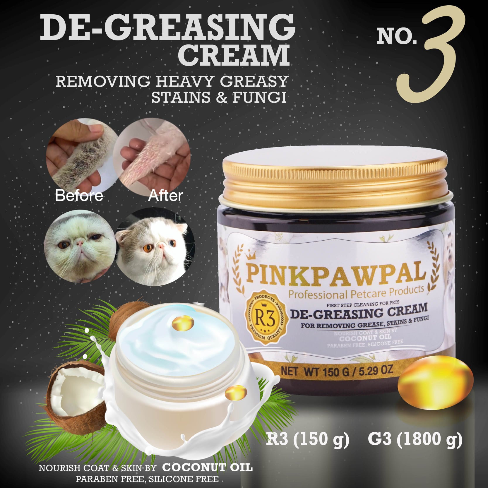 DE-GREASING CREAM