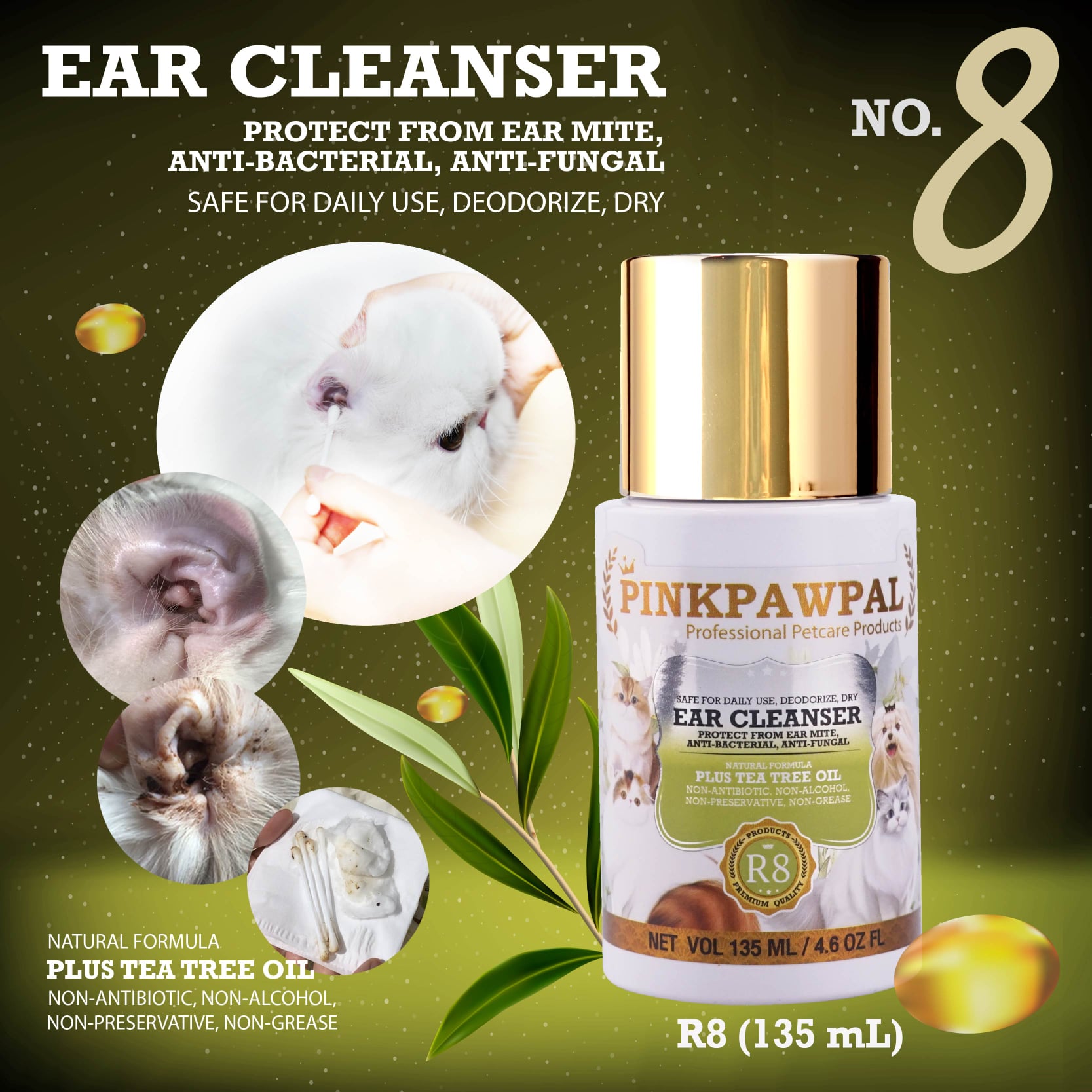 ANTI-FUNGAL & EAR CLEANSER TONER