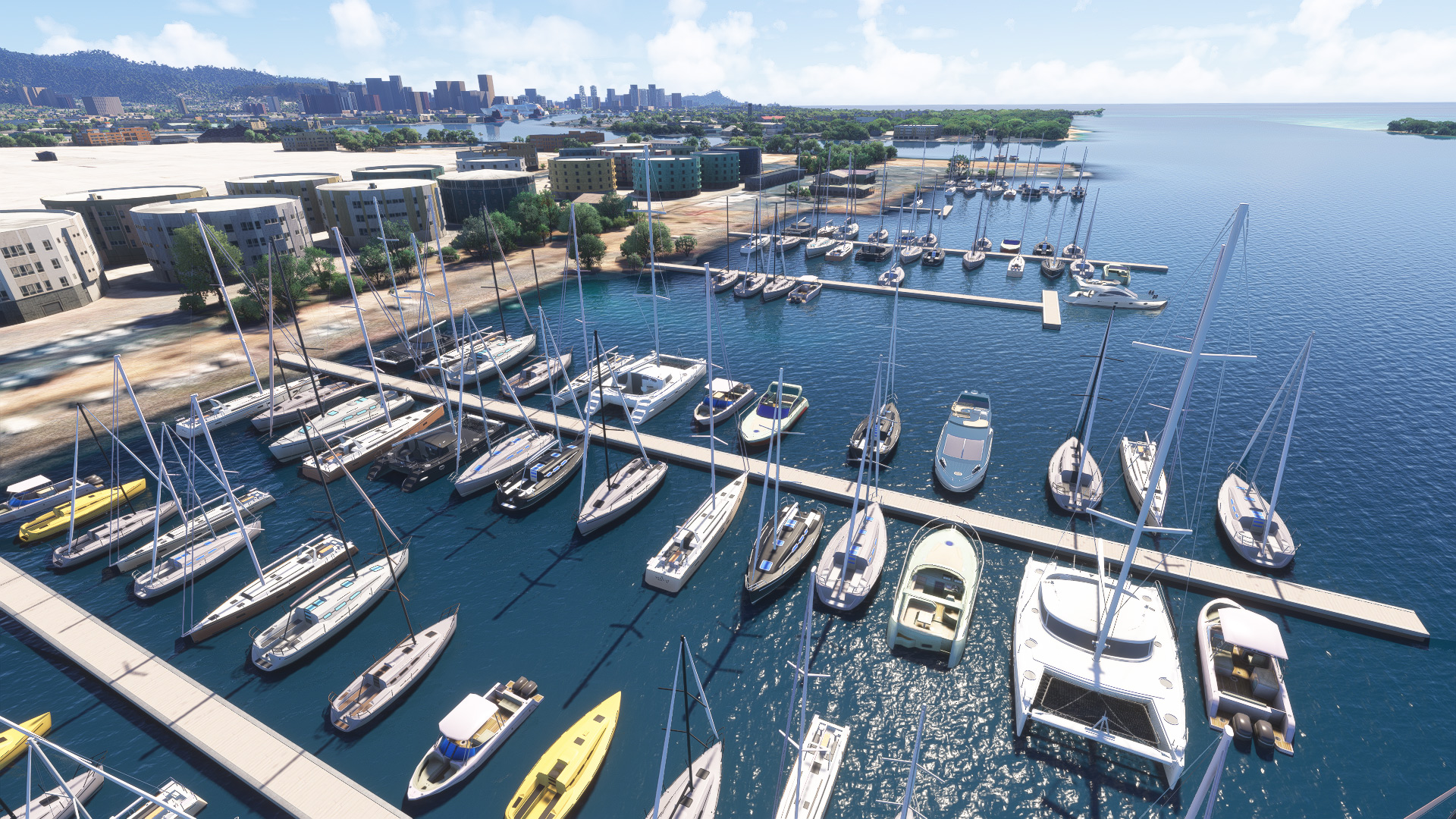Oahu Hawaii 3D Boats