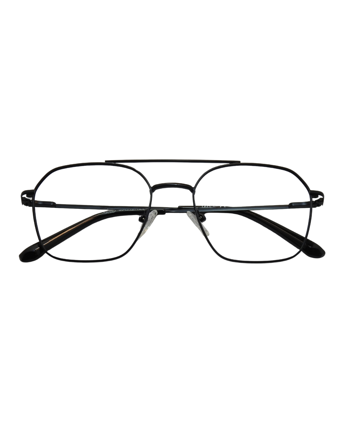 Black Double Bridge Square Frame