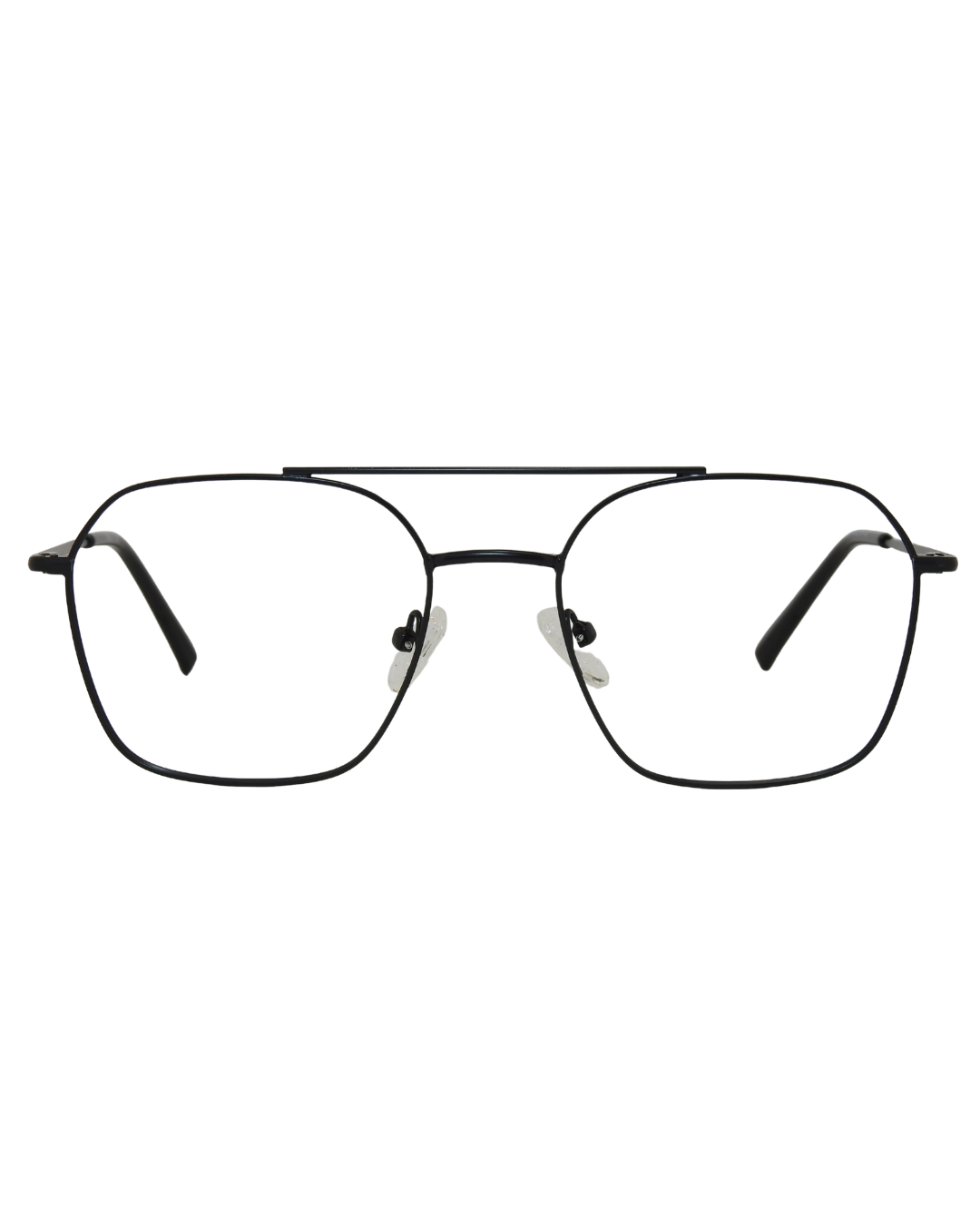 Black Double Bridge Square Frame