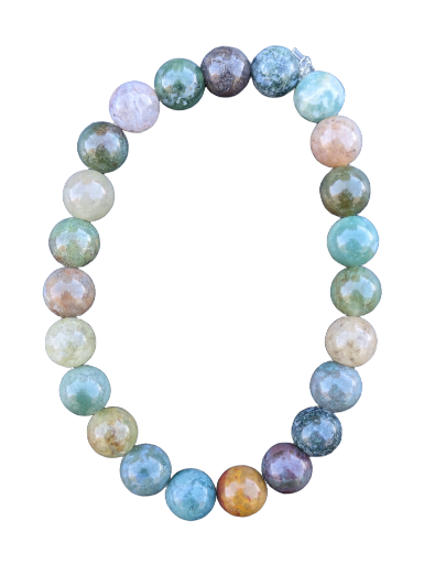 Bracelet en agate indienne 8mm