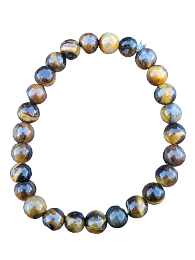 Bracelet en œil de tigres 8mm