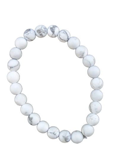 Bracelet en howlite 8mm