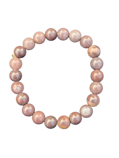 Bracelet en aventurine violette 8mm