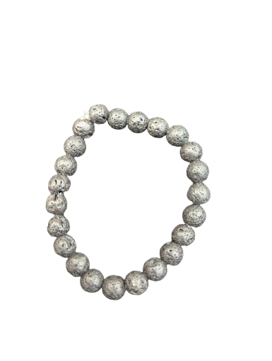 Bracelet en pierres de lave 8mm