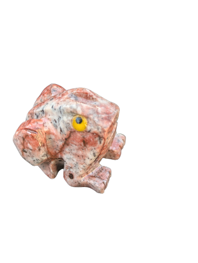 Sculpture de grenouille en stéatite 3.5cm
