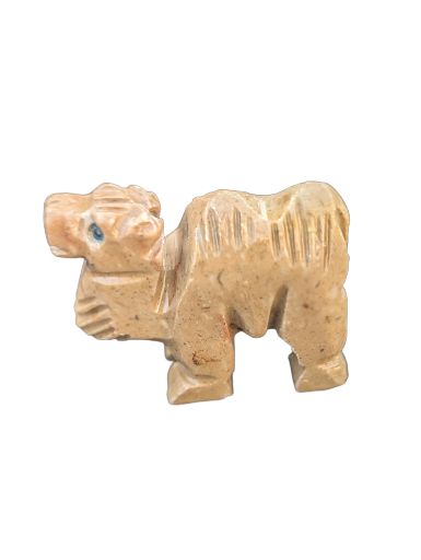 Statue de chameau en stéatite 3.5cm
