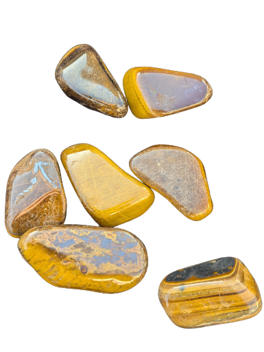 Pierre roulée œil de tigre 3-4 cm 1 pcs