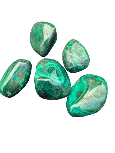 Pierres de Malachite 1 pcs 3cm
