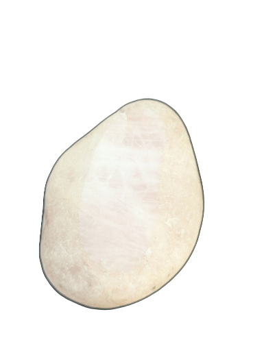 emma-egg pierre avec une face polie 3-4cm