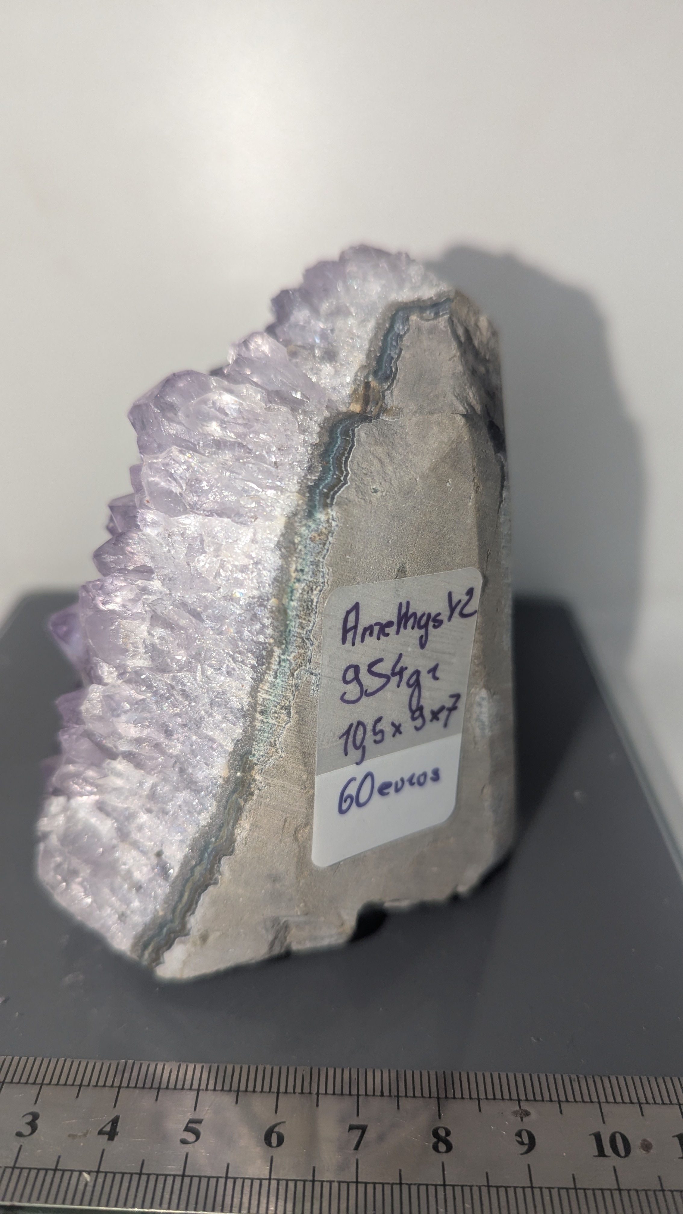 Améthyste,950gr, 10.5*9*7cm