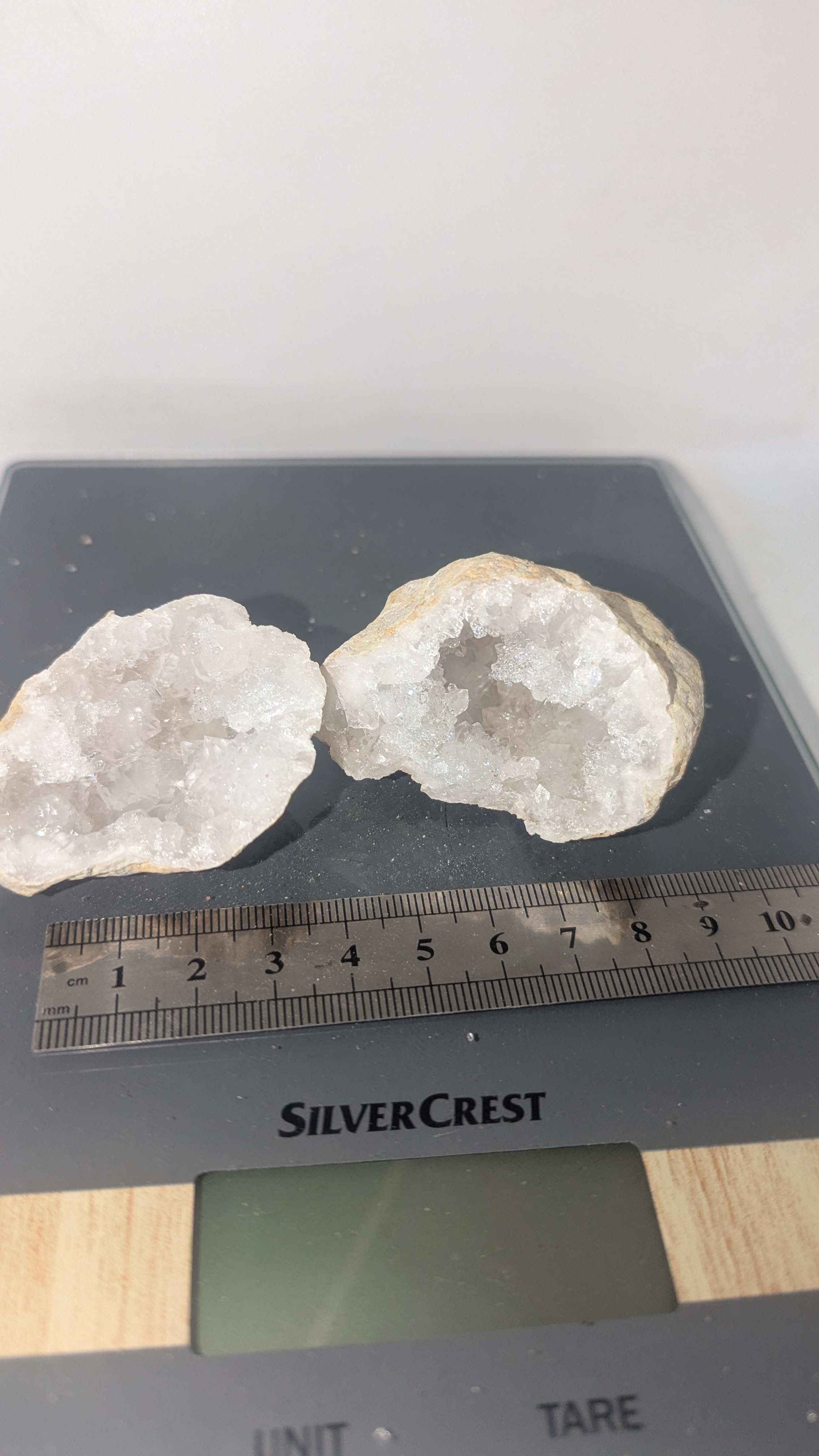 Géode de quartz du  maroc ,environ 5cm, +ou- 100gr 