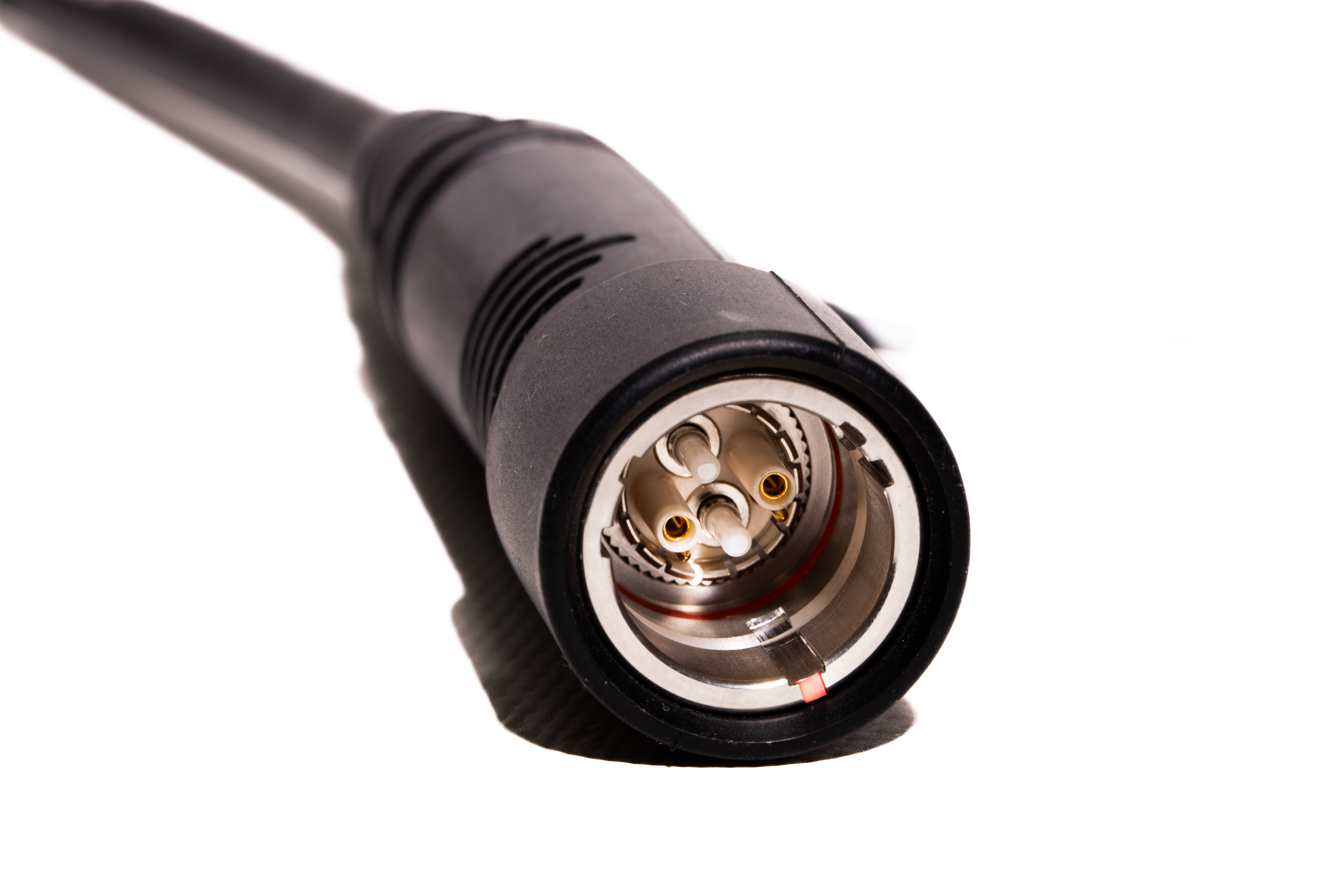 PRO SMPTE HDTV 4K - 12G: Carro de Fibra Óptica Táctica Profesional. Cable ⌀ 9.2mm  