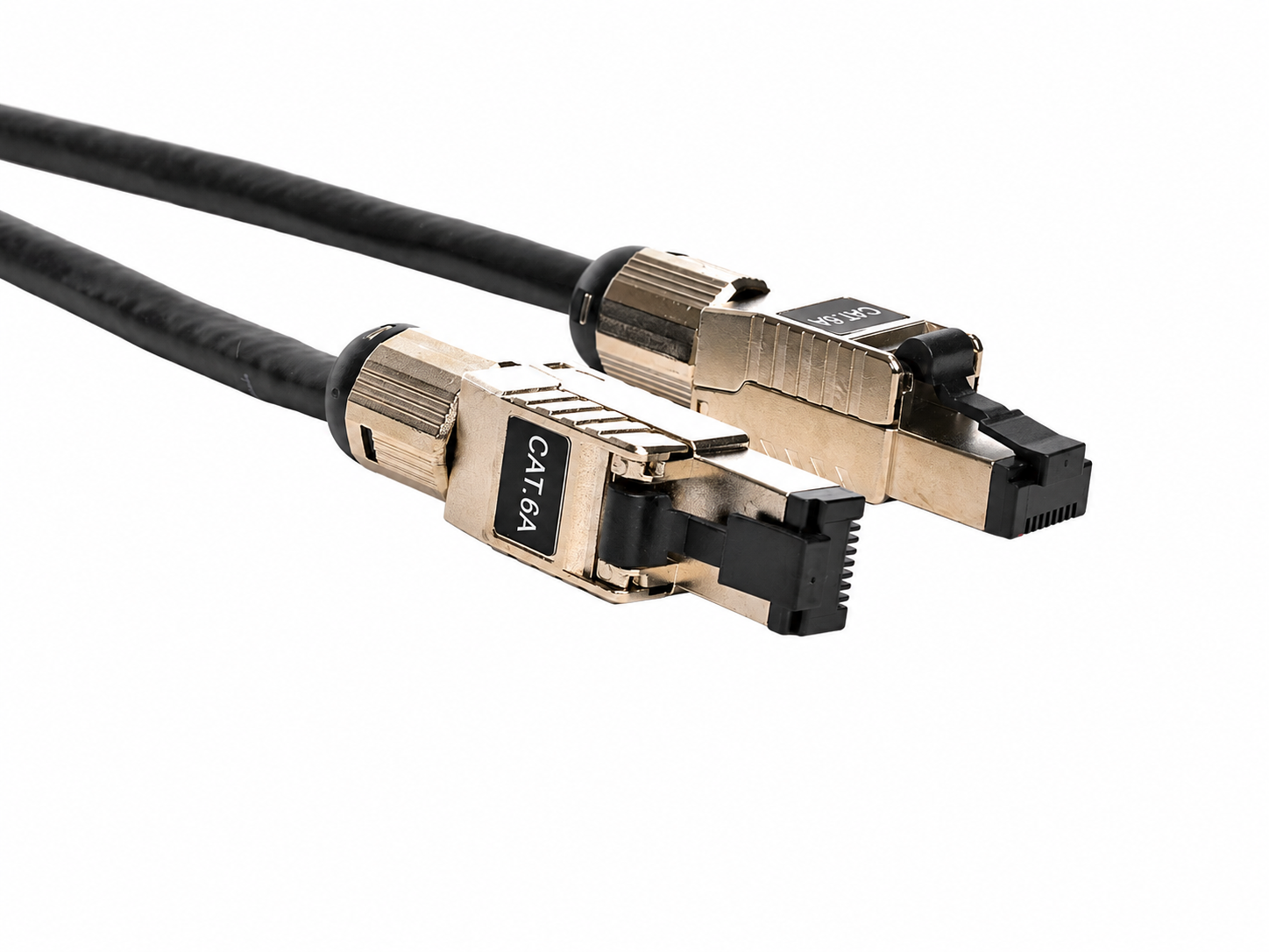 Manguera 2 x Ethernet PRO CAT6 - 10G: Ø17 mm / Carro con cable Ethernet S/FTP (Shielded) profesional / 250Mhz - 23AWG