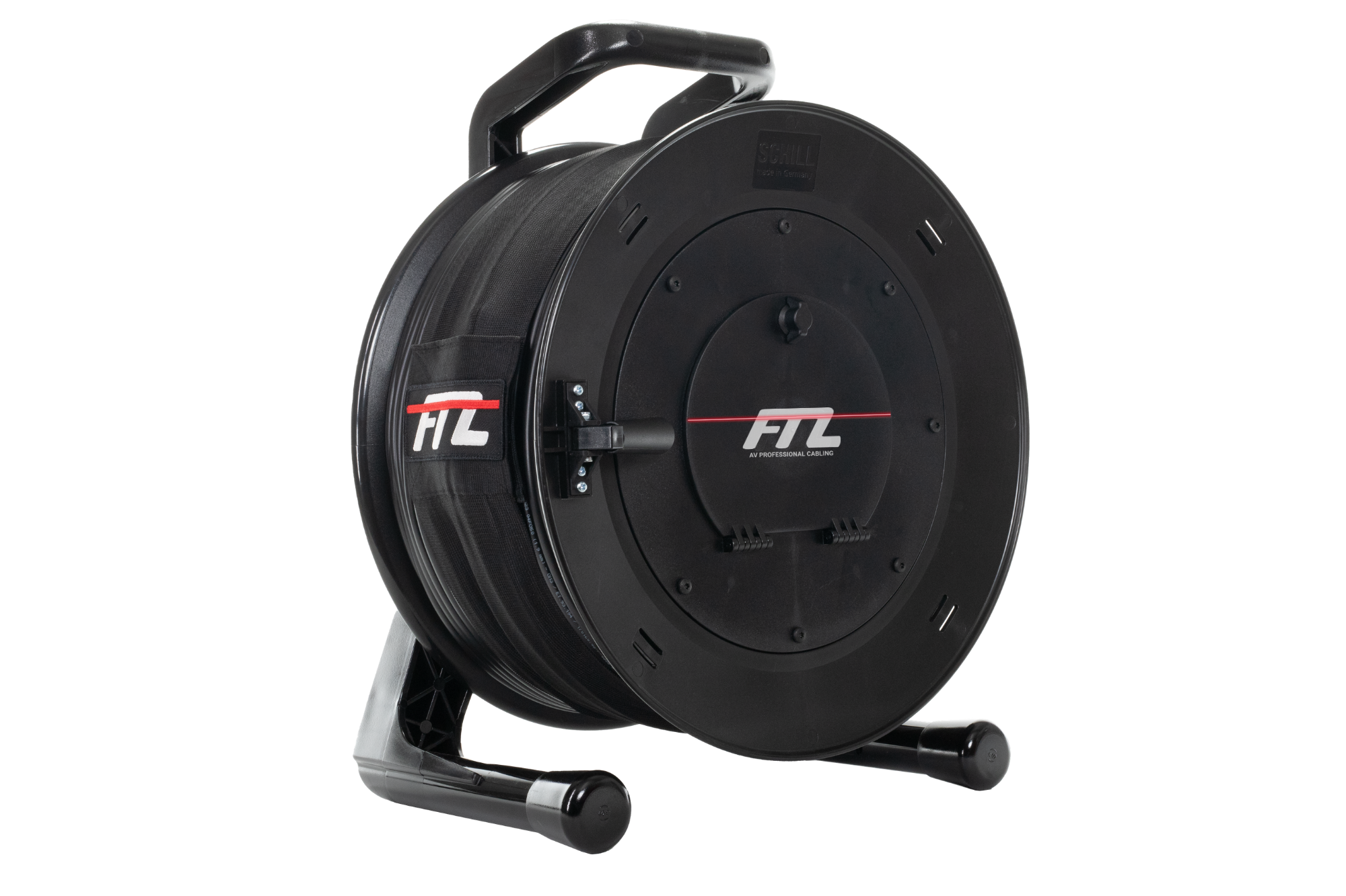 PRO SMPTE HDTV 4K : Carro de Fibra Óptica Táctica Profesional. Cable ⌀ 9.2mm  