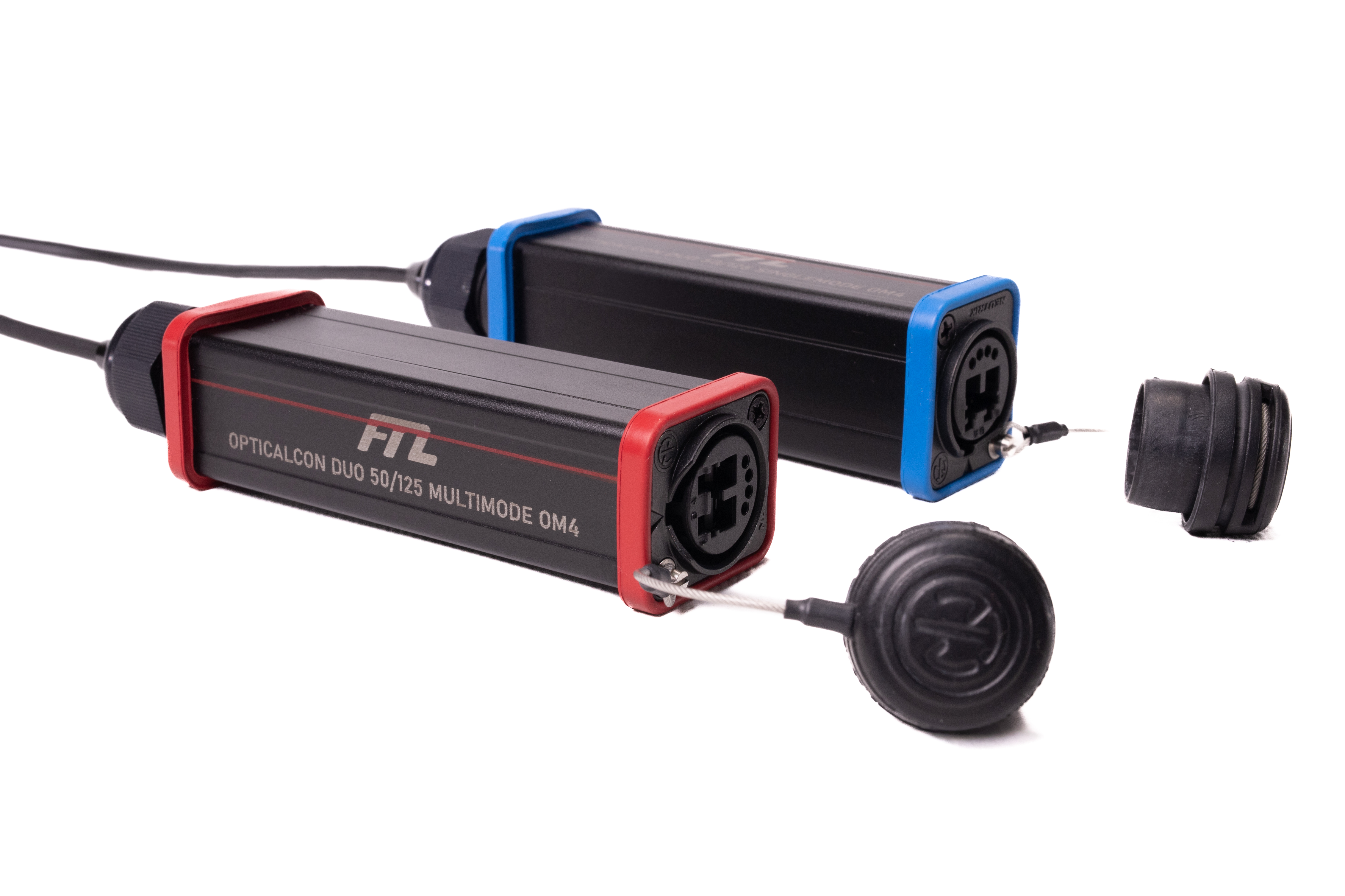 Adaptador Pasivo - Fibra Óptica Táctica Profesional (4 Canales) LC/SC a Neutrik OpticalCON® QUAD