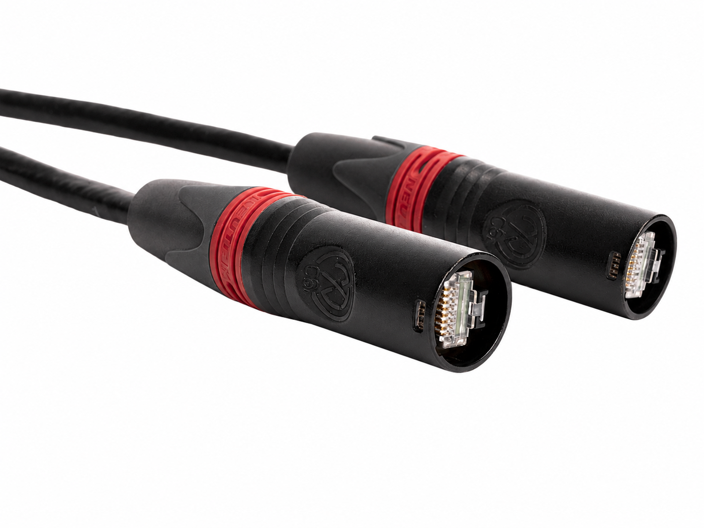Manguera 2 x Ethernet PRO CAT6 - 10G: Ø17 mm / Carro con cable Ethernet S/FTP (Shielded) profesional / 250Mhz - 23AWG