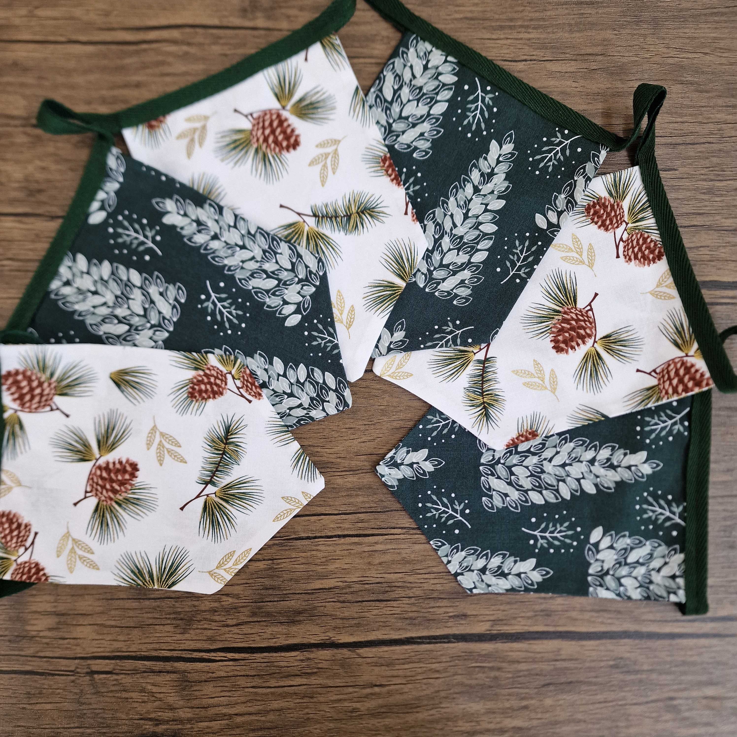 Scandi Design Christmas Fireplace Bunting 