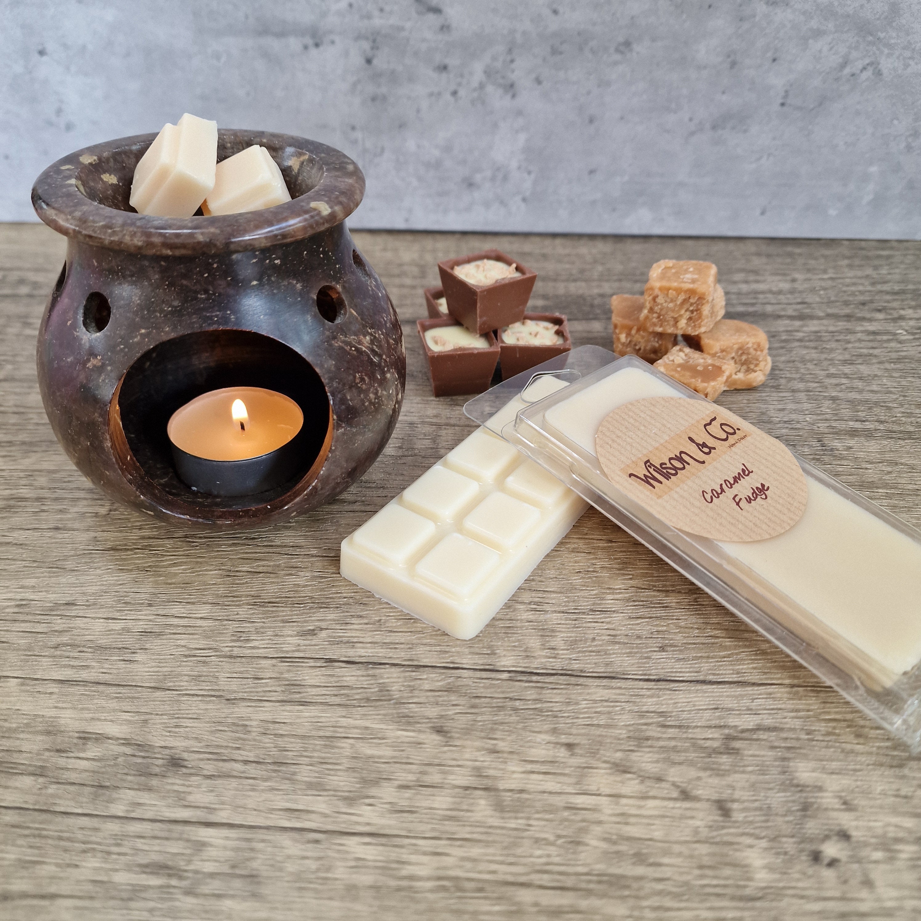 Chocolate scented wax melts | Highly Scented Wax Melt Snap Bar 50g