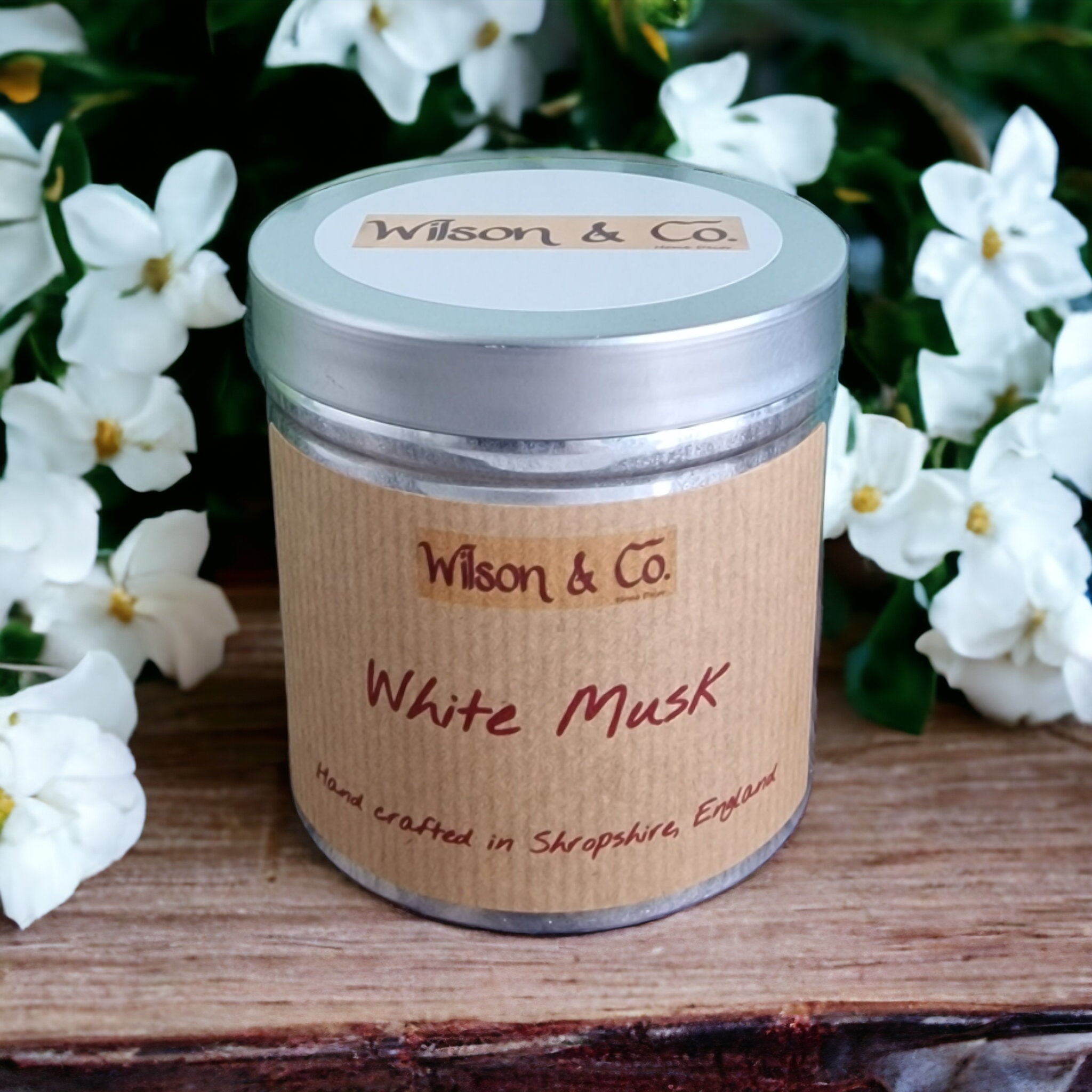 White Musk Perfume Scented Candle 230g 