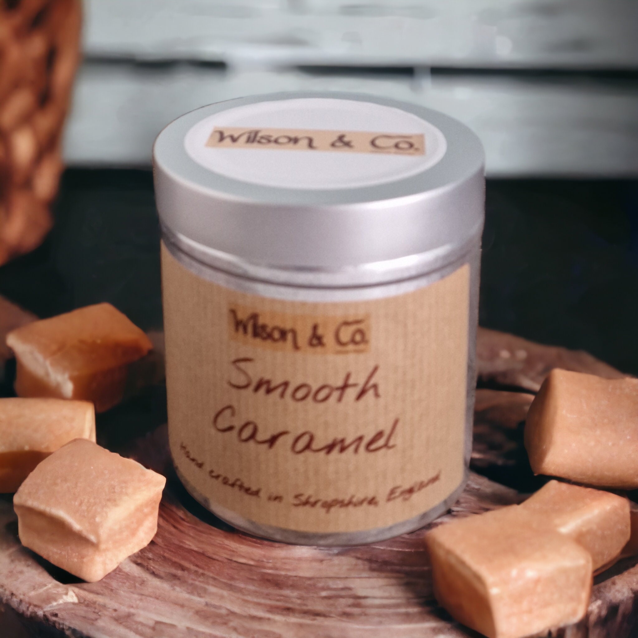 Smooth Caramel Scented Candle 230g 