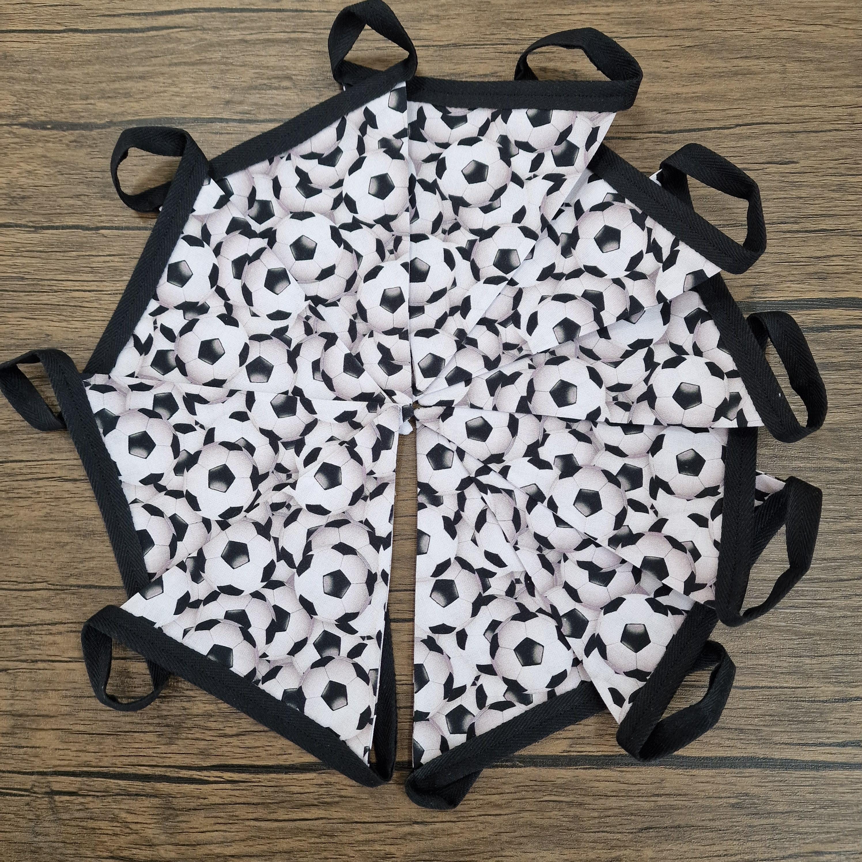 Football themed fabric bunting 