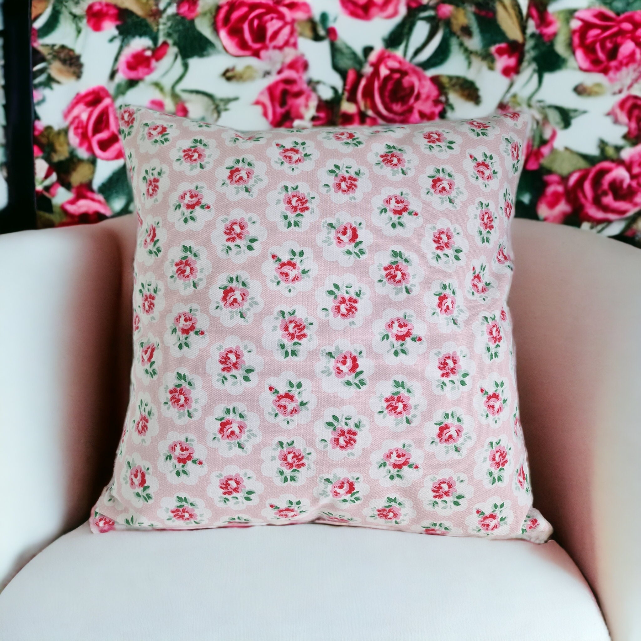 Provence Rose Cushion Cover 40 x 40 cm