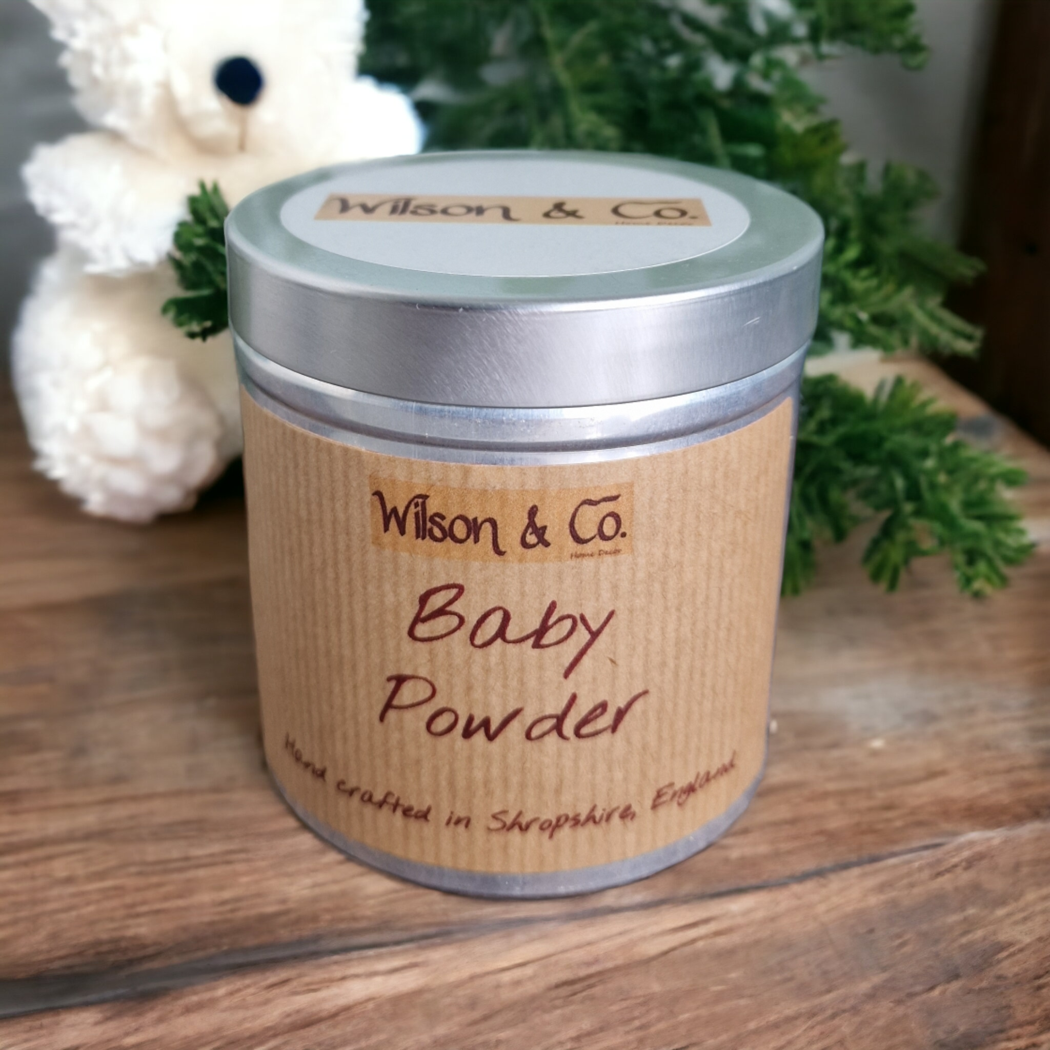 Baby Powder Scented Candle 230g | tin candle gift 