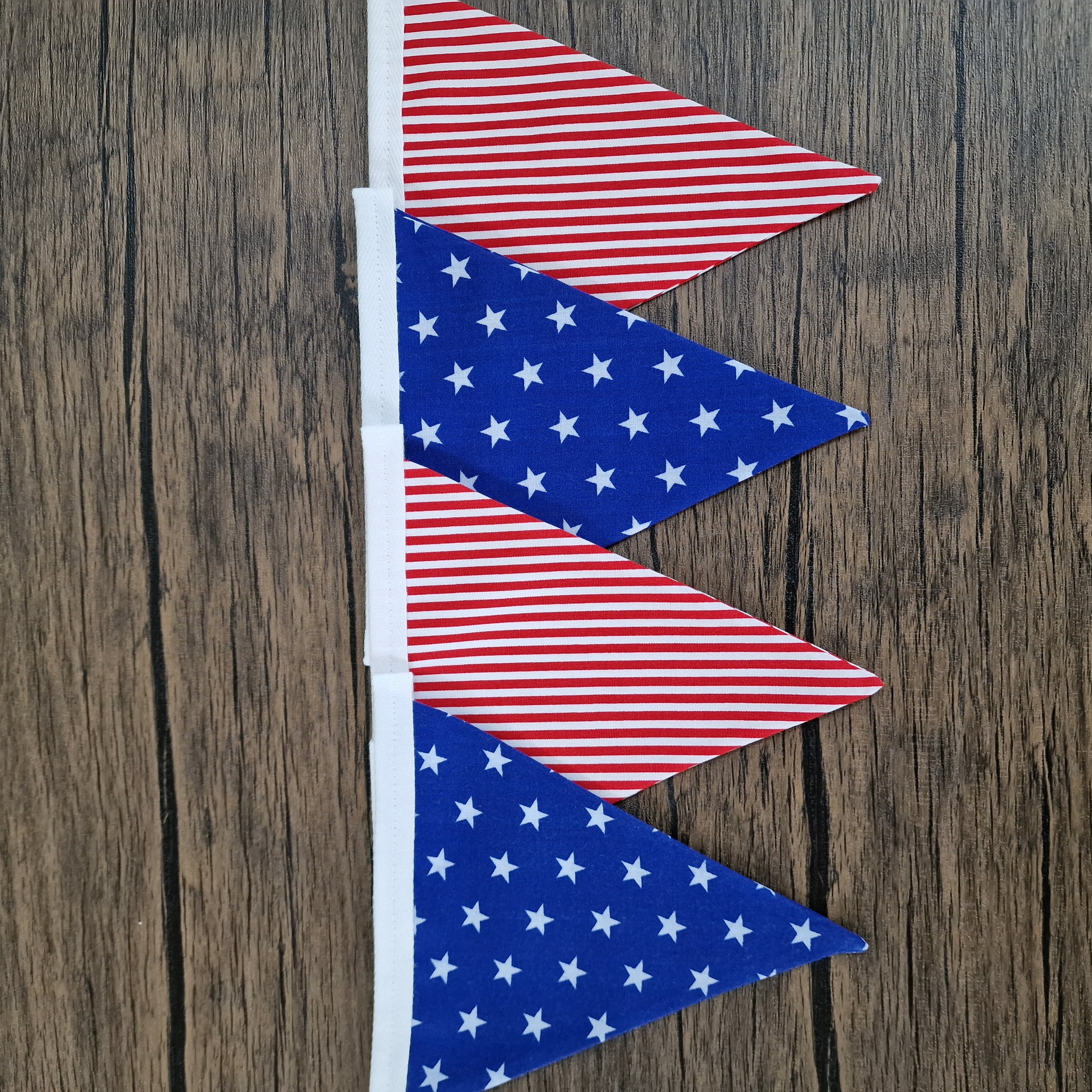 American Stars & Stripes fabric bunting | American flag banner
