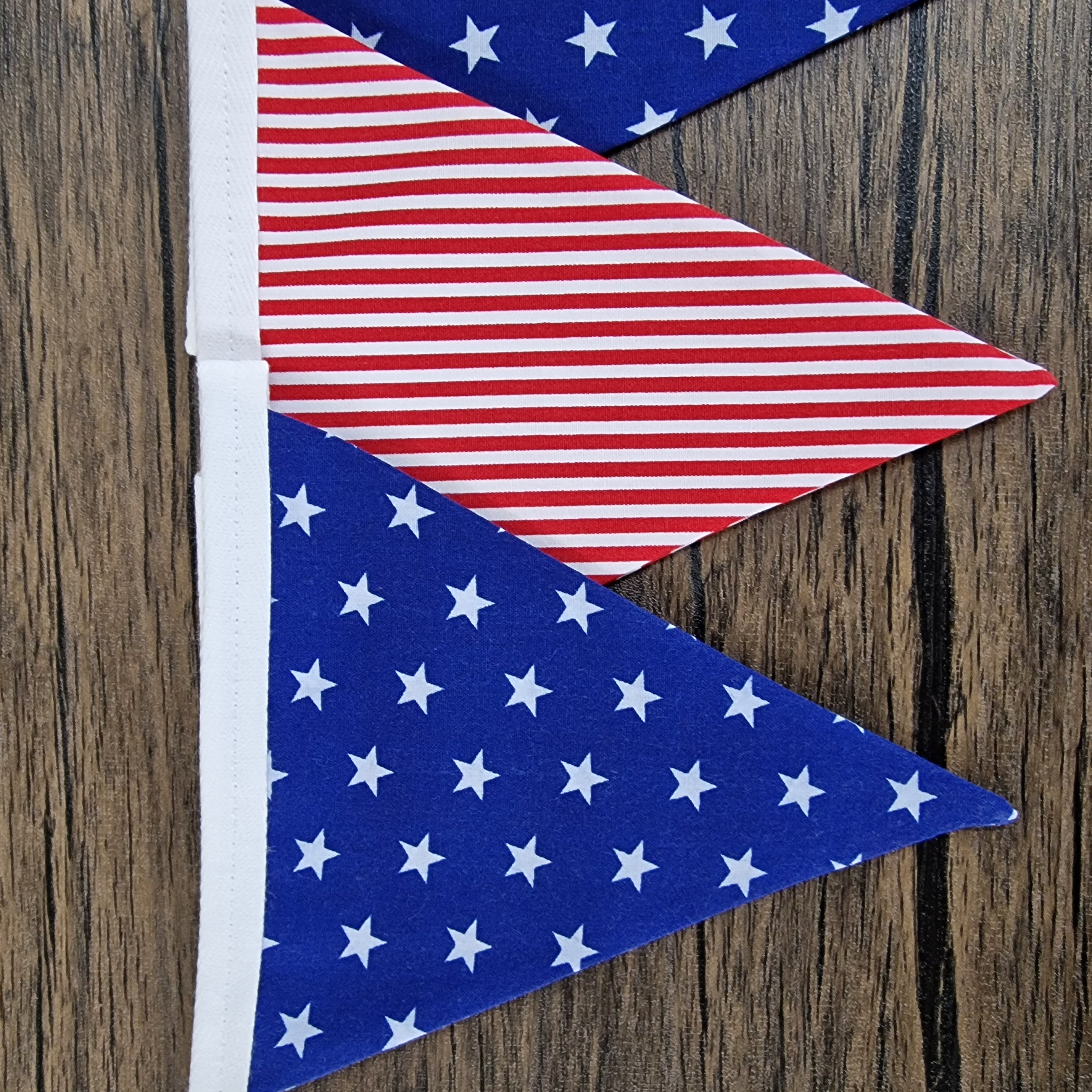 American Stars & Stripes fabric bunting | American flag banner