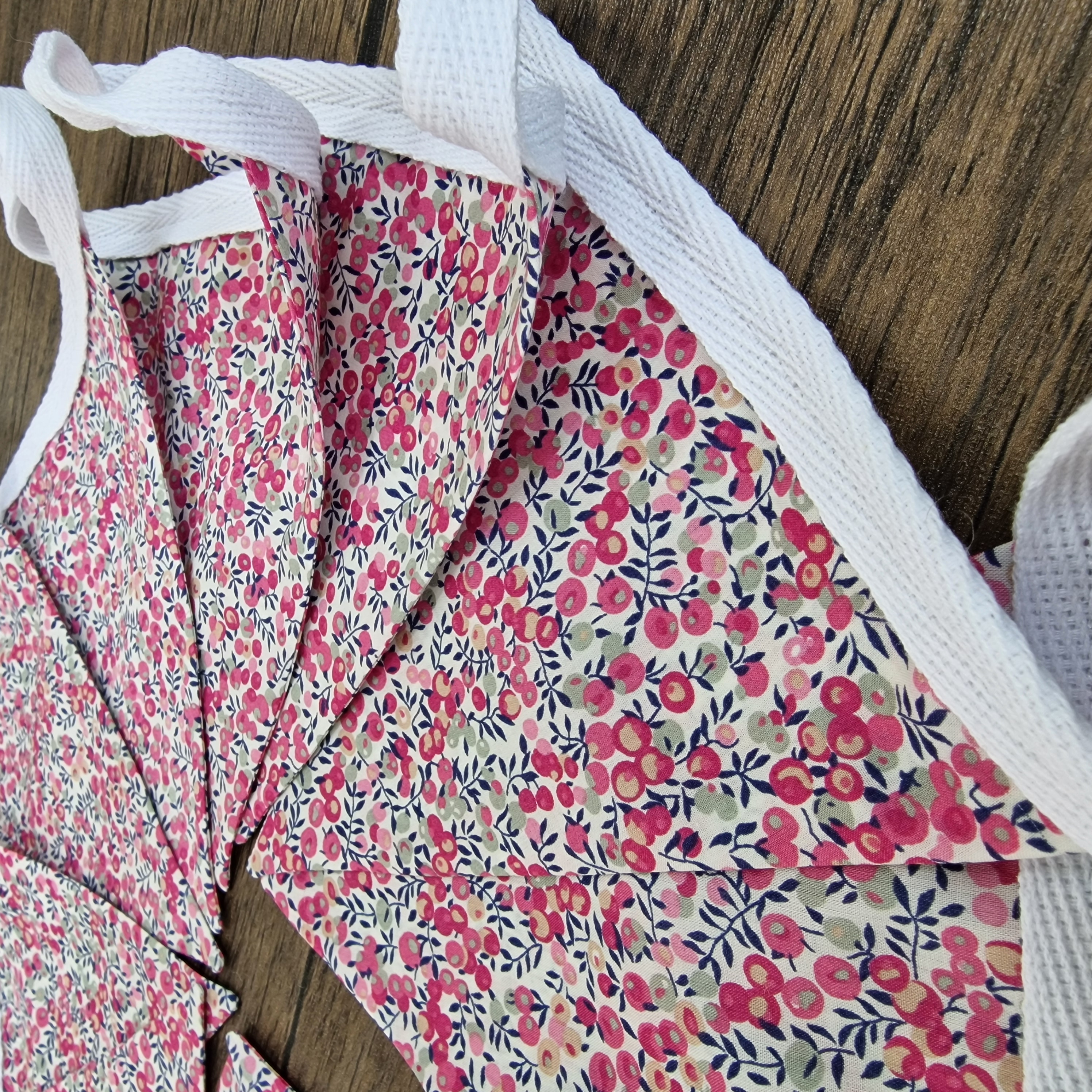 Liberty of London Pink Ditsy Floral Fabric Bunting 