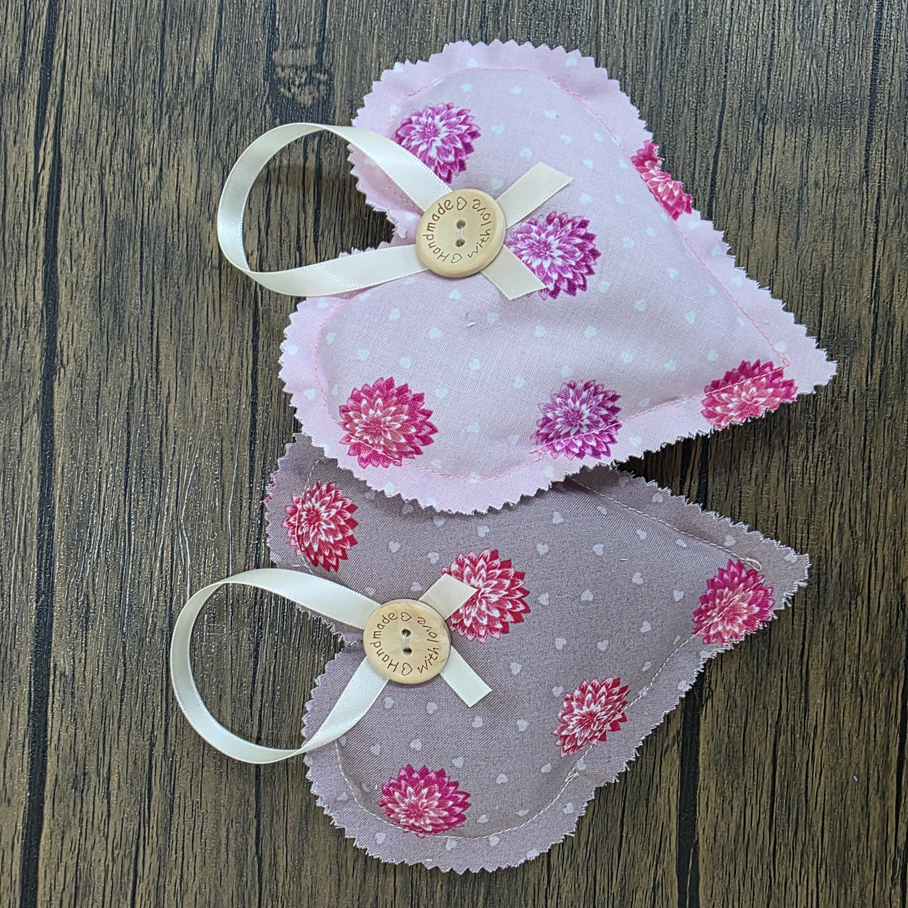 Lavender & Chamomile hearts - pack of 2 | scented heart