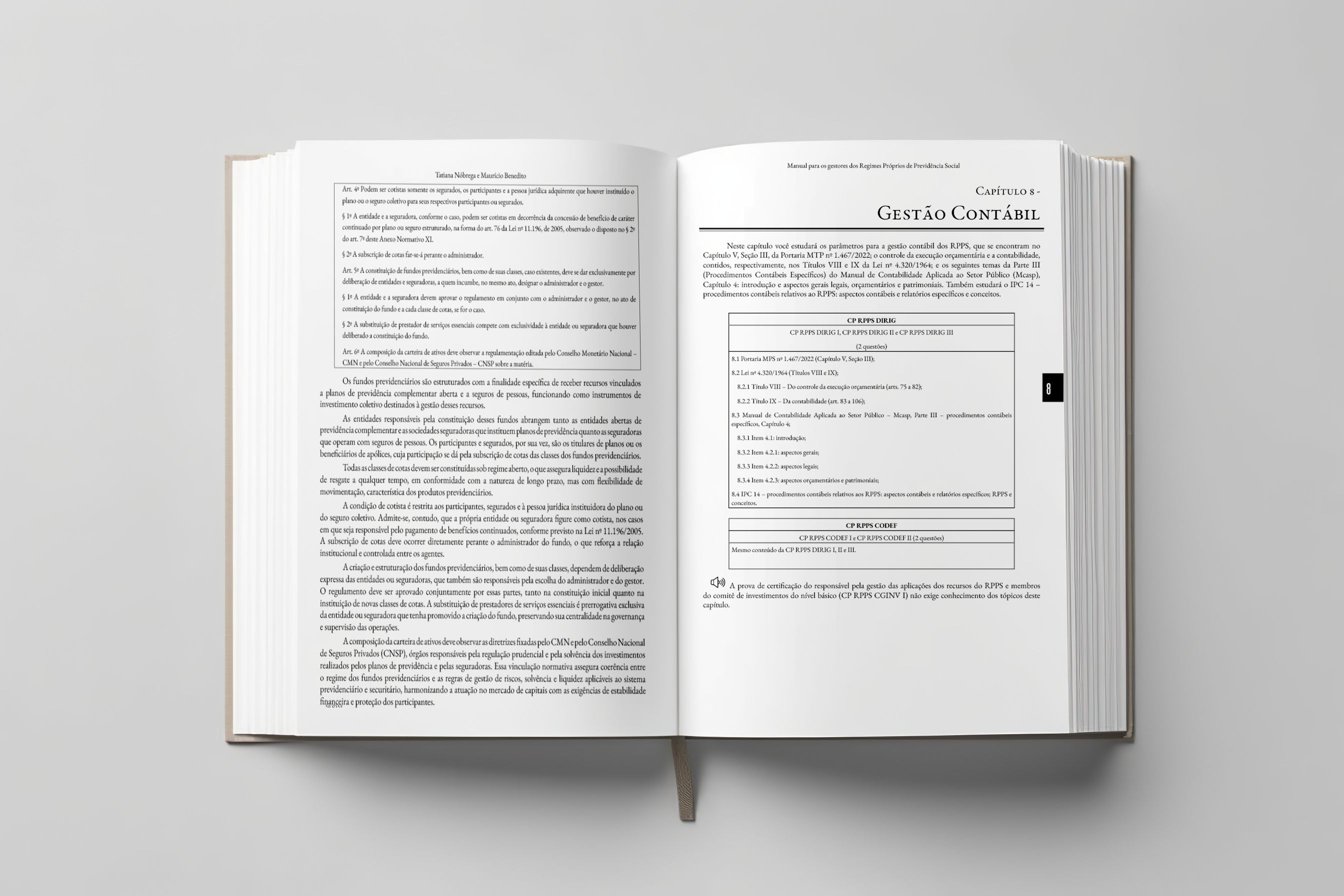 Manual para os gestores dos  Regimes Próprios de Previdência Social - RPPS