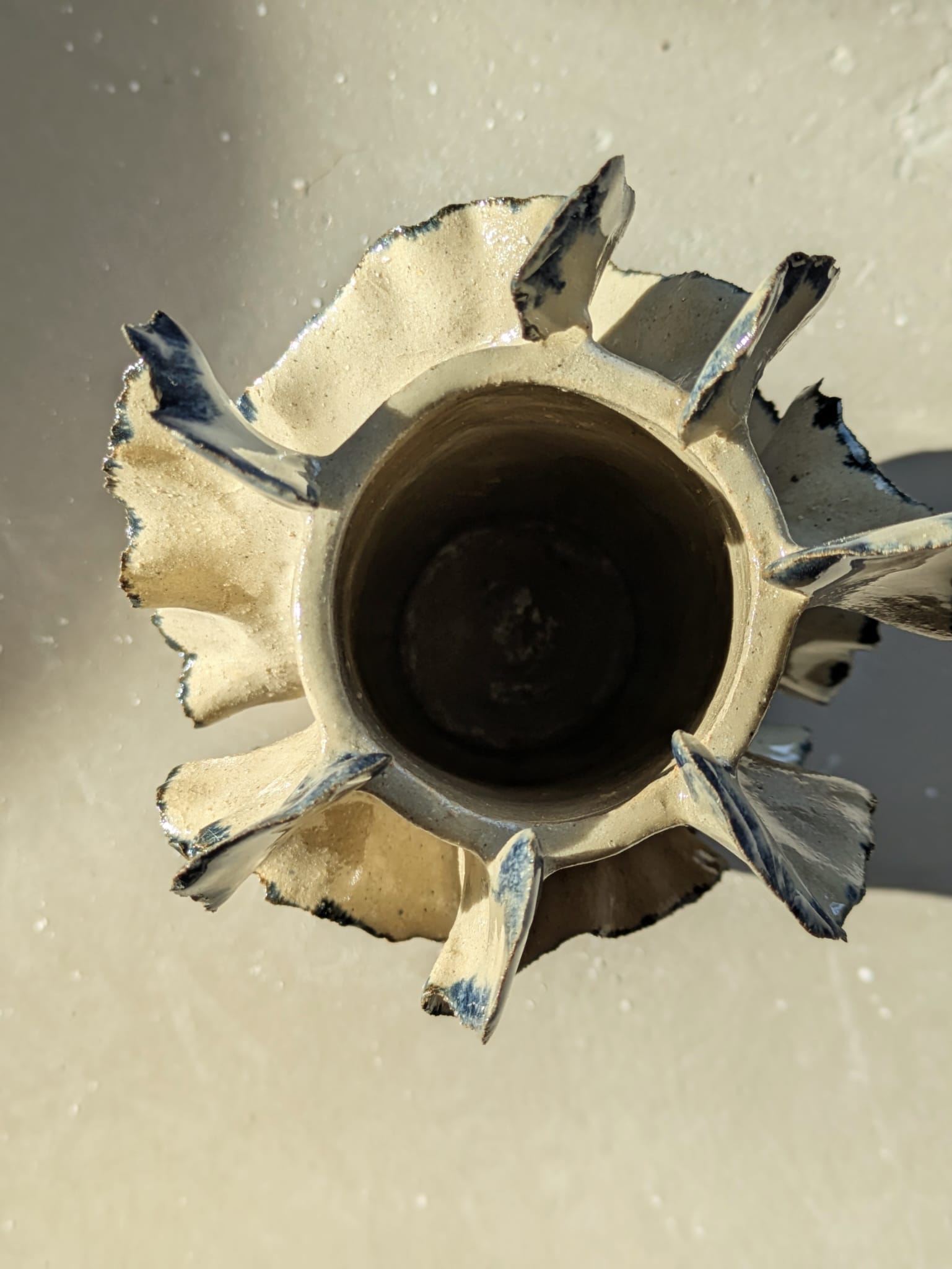 Vase en gré chamotté