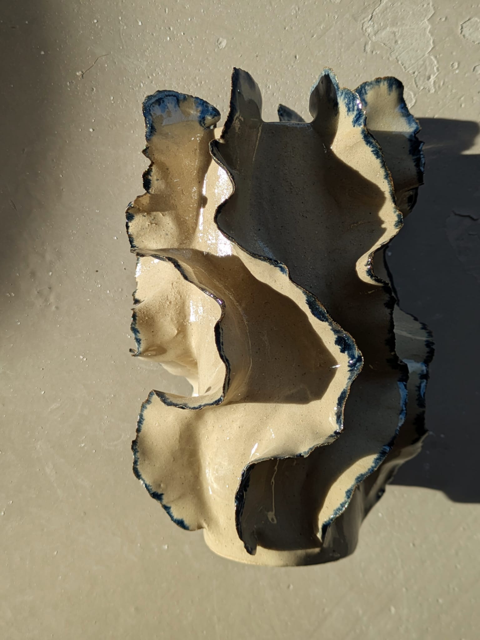 Vase en gré chamotté