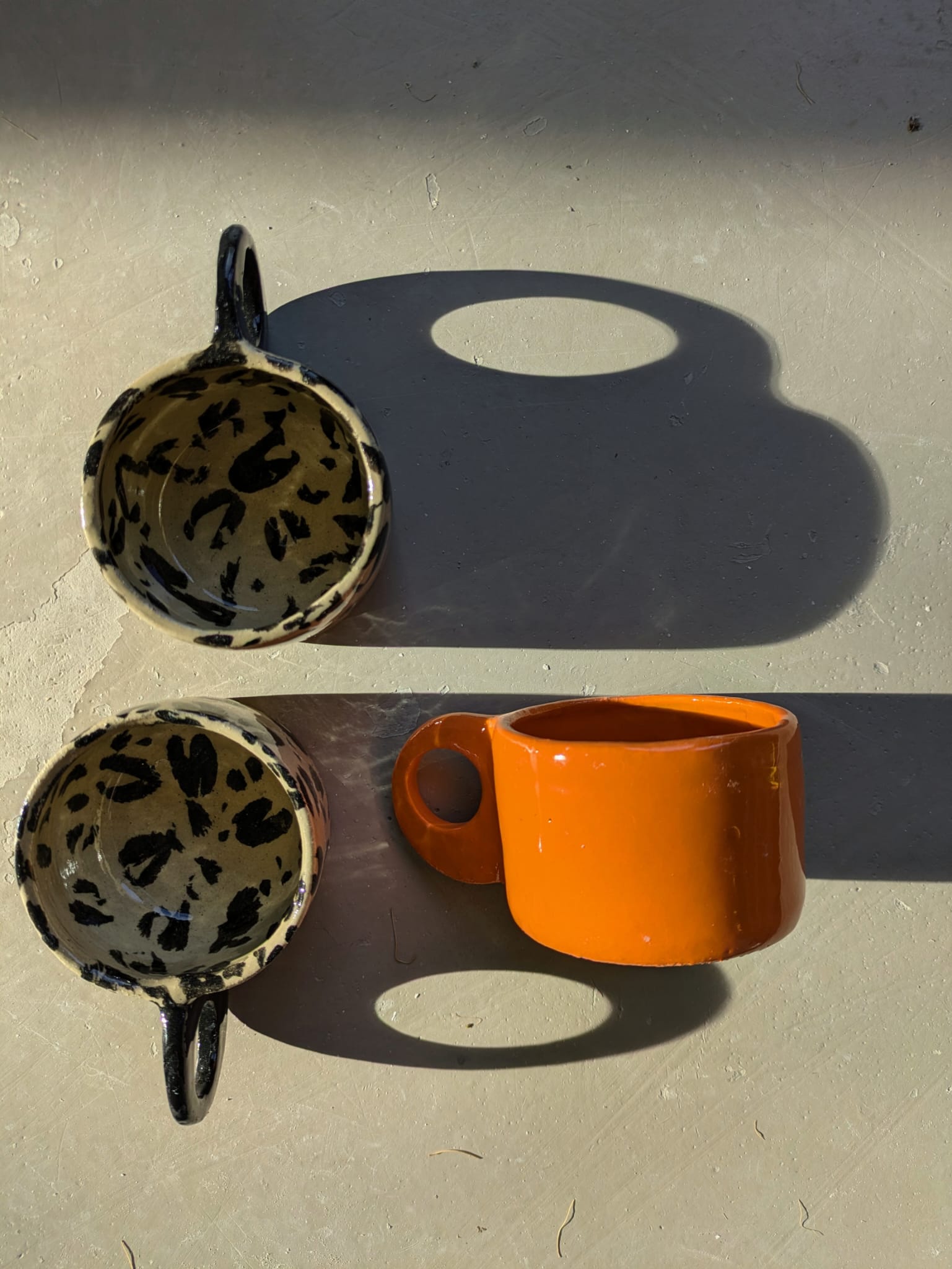 Tasse à café en grès chamotté