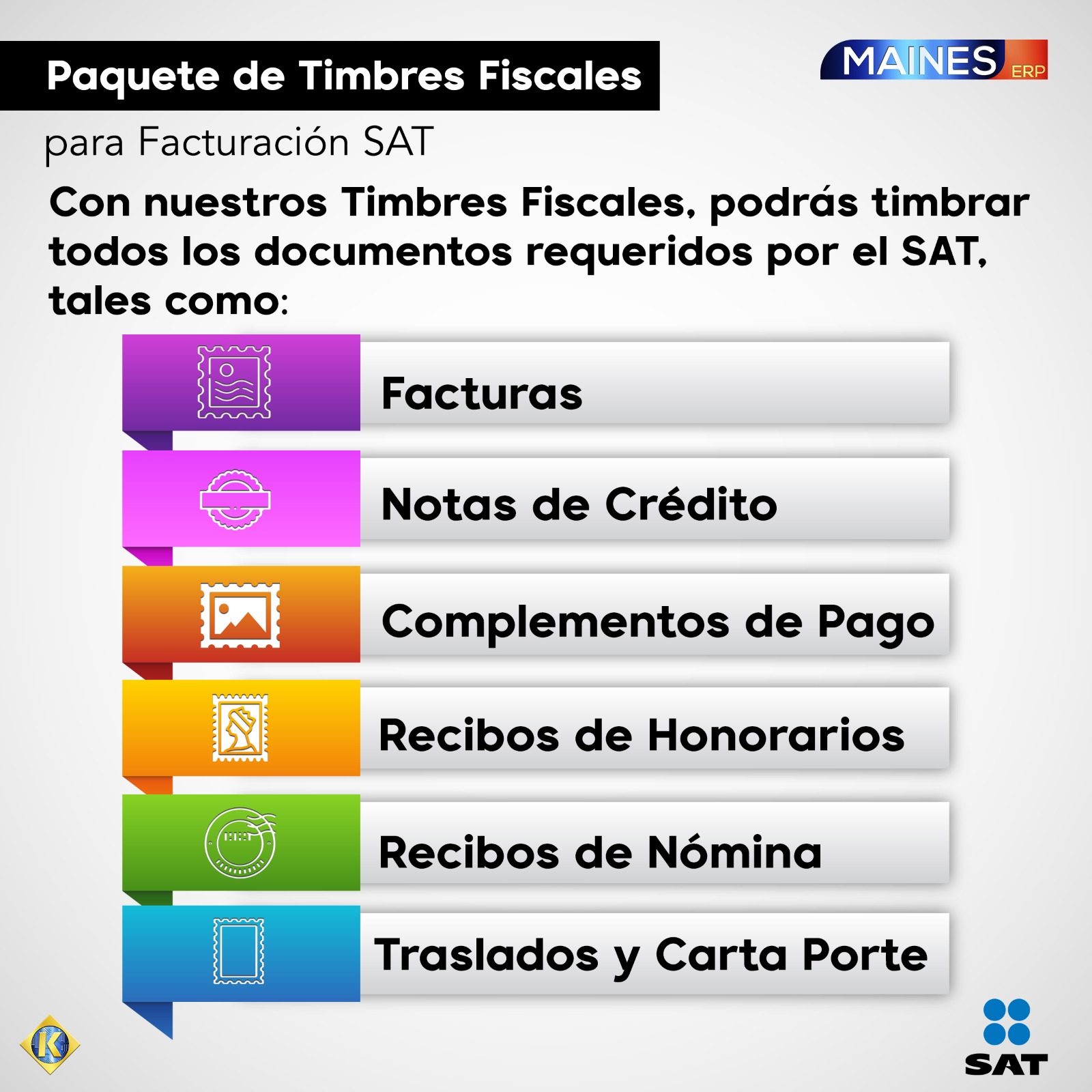 Timbres fiscales para CFDIs (Timbrado SAT)