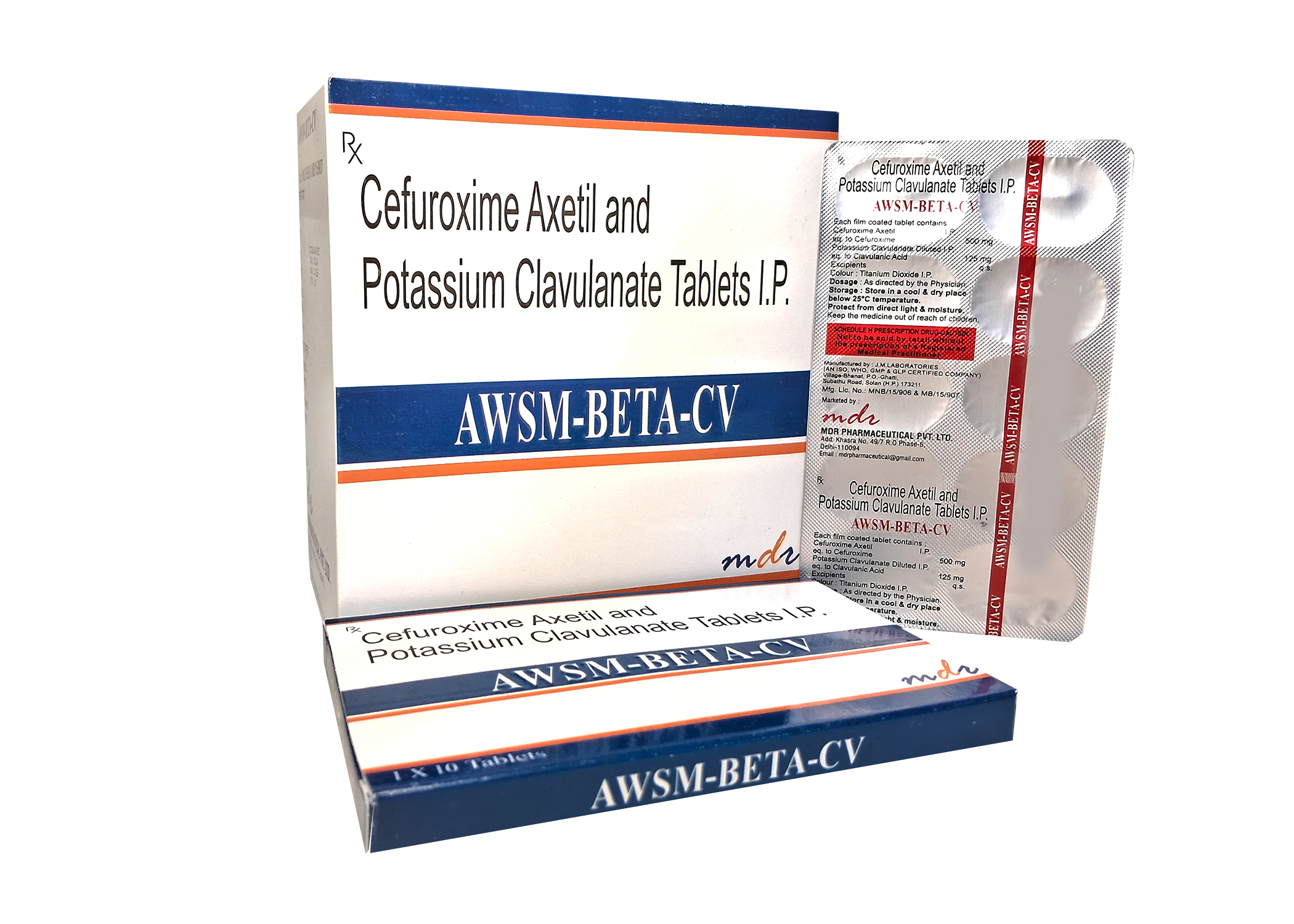Cefuroxime Axetil and Potassium Clavulanate Tablets I.P.
