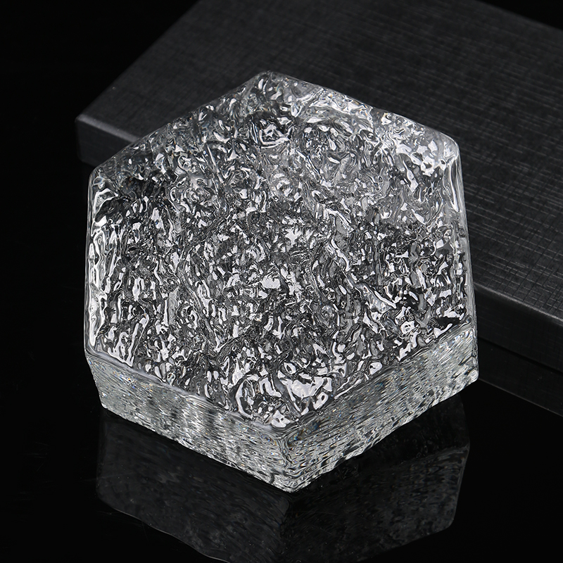 Šešiakampė Ledas stiklinė plyta