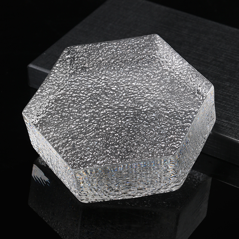 Šešiakampė Apelsinas stiklinė plyta