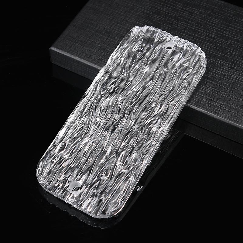 Banguotas reljefas stiklo plokštelė